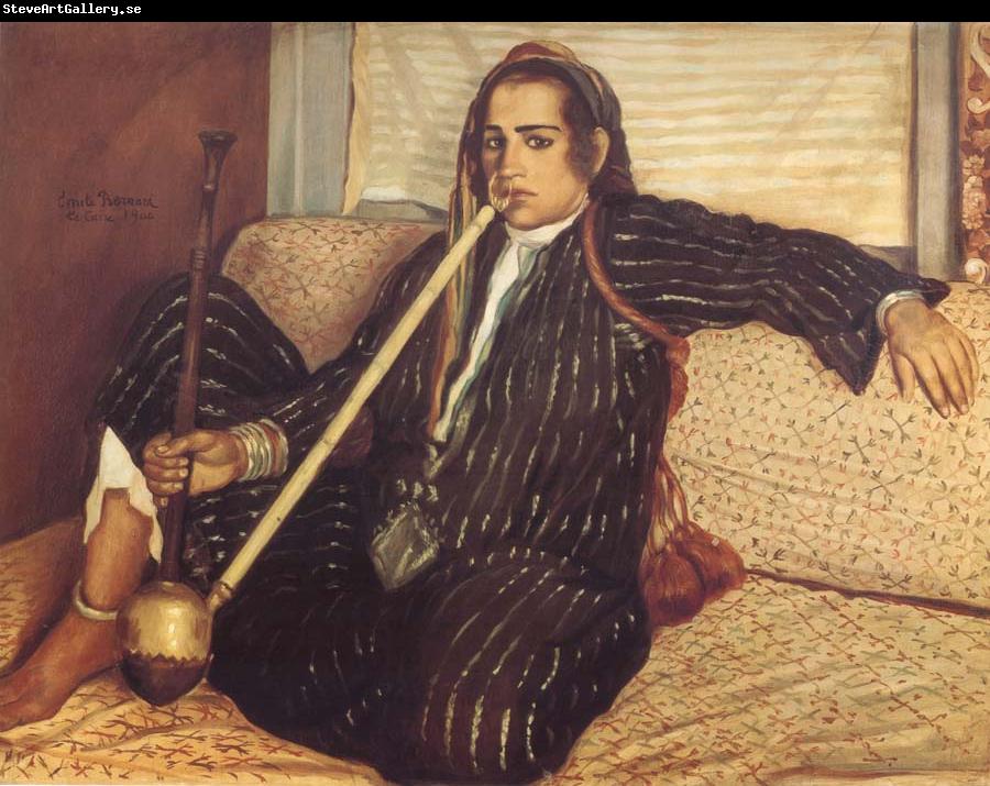 Emile Bernard Woman Smoking Hashish